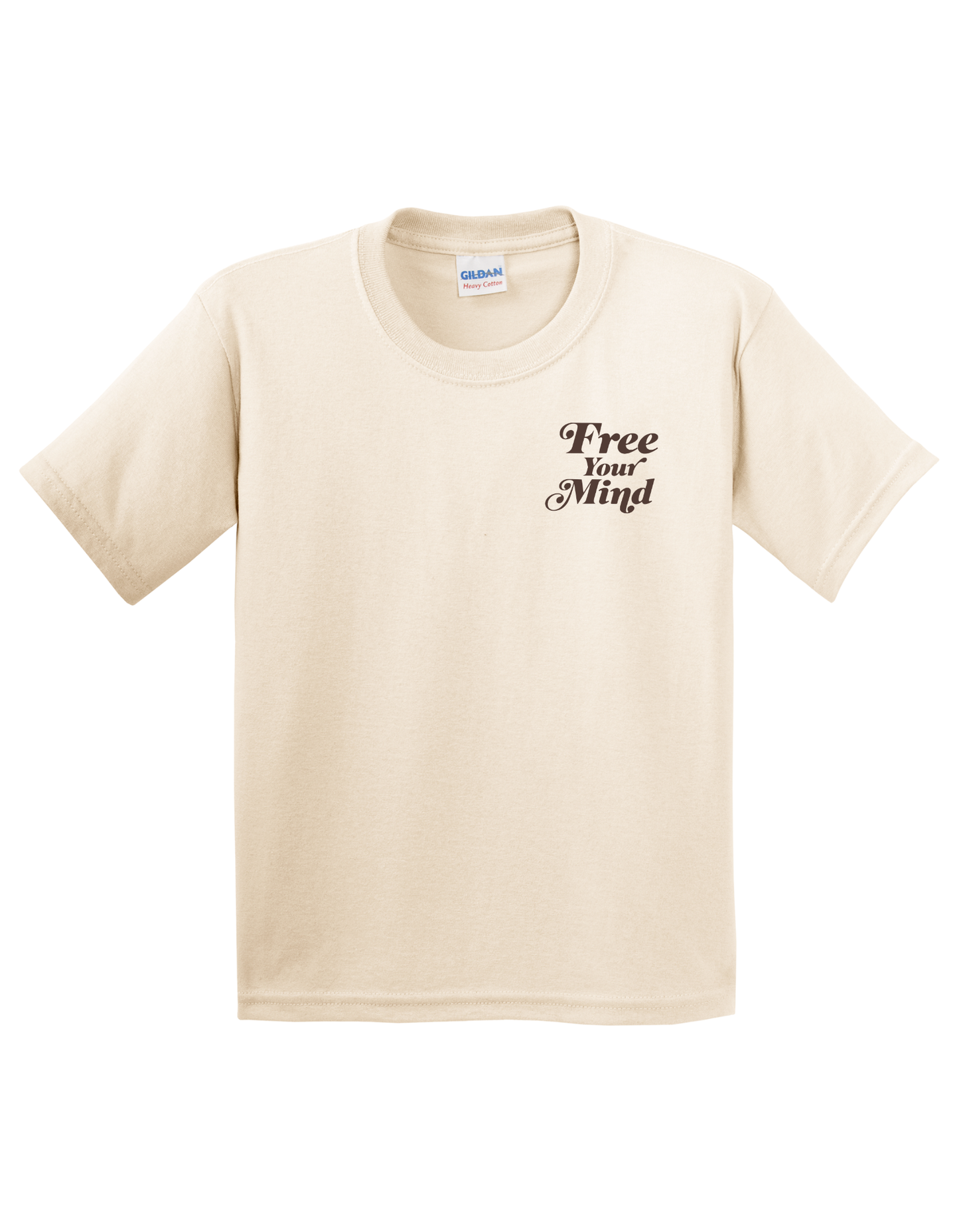 Free Your Mind Logo - Tan/Brown
