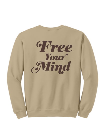 Free Your Mind OG Crew - Natural/Brown