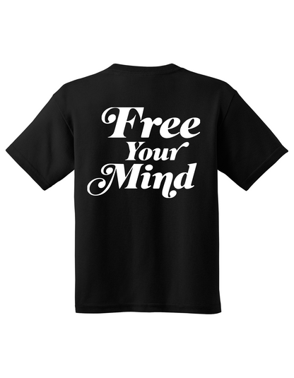 Free Your Mind Logo - Black/White