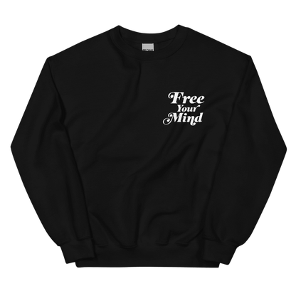 Free Your Mind OG Crew - Black/White